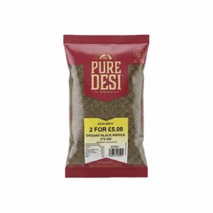 GROUND BLACK PEPPER – 15 X 275 – RRP 2 for 5.00