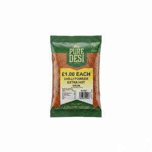 CHILLI POWDER EXTRA HOT – 15 X 100g – PM £1.00