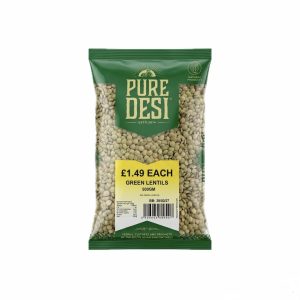GREEN LENTILS – 12 X 500 – RRP 1.49
