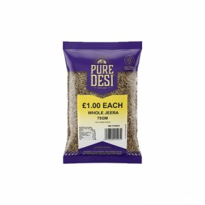 WHOLE JEERA – 20 X 75g – RRP £1.00