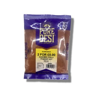 KASHMIRI CHILLI POWDER HOT – 15 X 350 – RRP 2 FOR 5.00
