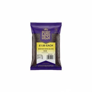 MUSTARD SEEDS (BLACK) 20 X 100g – 1.00