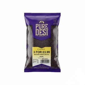 MUSTARD SEEDS (BLACK) 20 X 200g – 3 FOR £3.99