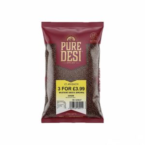 MUSTARD SEEDS (BROWN) 20 X 200g – 3 FOR £3.99