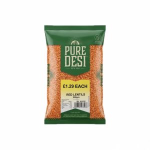 RED LENTILS – 12 X 500 – RRP 1.29