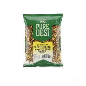 ROASTED GRAM SALTED – 10 X 400 – RRP 3 FOR 5.00