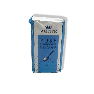 MAJESTIC GRANULATED SUGAR – 10 X 1KG – RRP 1.00