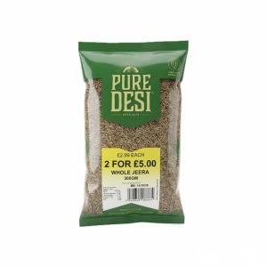 WHOLE JEERA – 20 X 300g – RRP 2 for £5.00